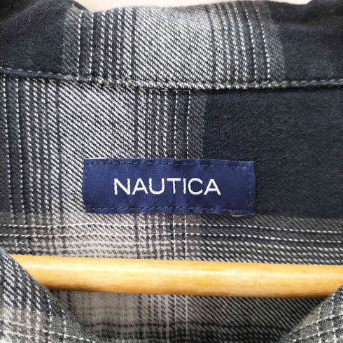 ノーティカ NAUTICA Washed Ombre Check Shirts オンブレ メンズ JPN:XL